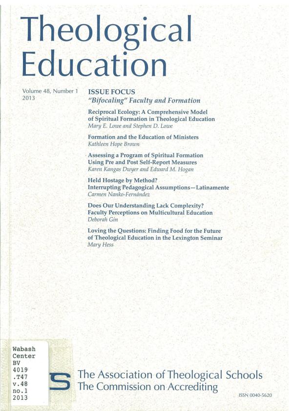 “Bifocaling” Faculty and Formation