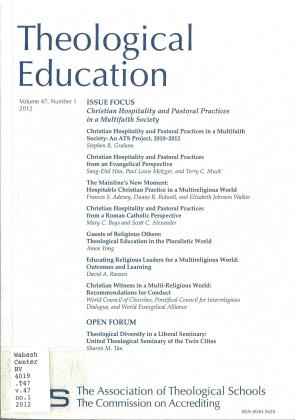 Christian Hospitality and Pastoral Practices in a Multifaith Society (pdf)