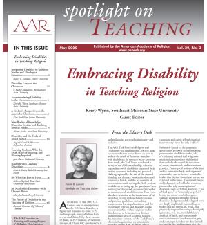 Embracing Disability in Teaching Religion