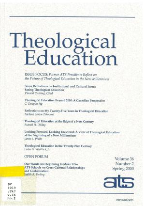 Former ATS Presidents Reflect on the Future of Theological Education in the New Millennium (pdf)