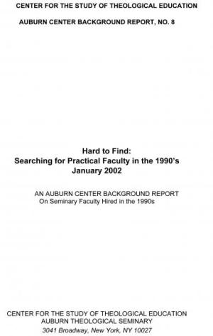 Hard to Find: Searching For Practical Faculty in the 1990’s (pdf)