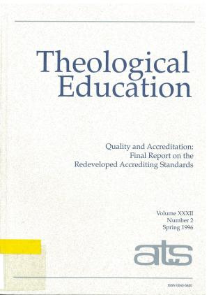 Quality and Accreditation: Final Report on the Redeveloped Accrediting Standards (pdf)