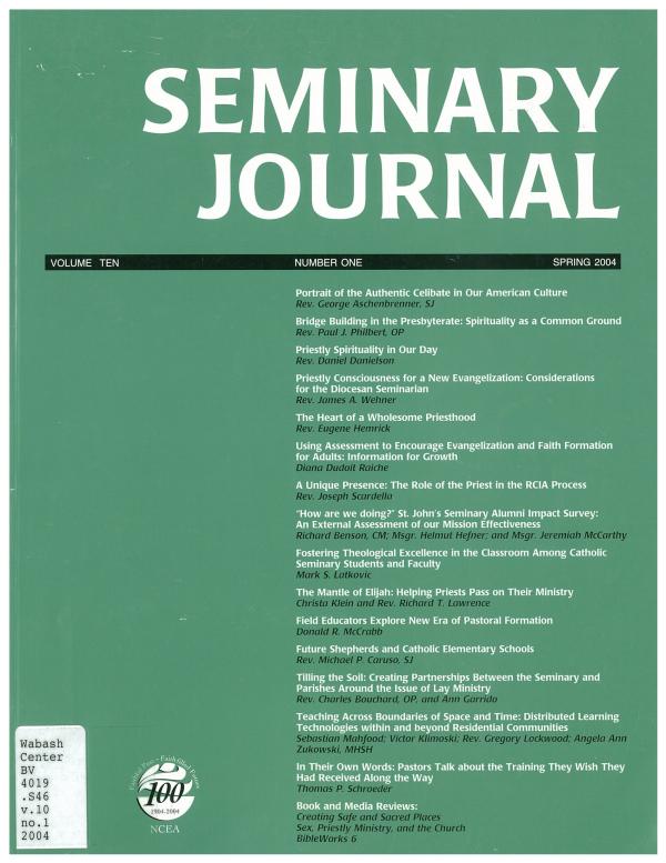 Seminary Journal vol. 10, no. 1, 2004