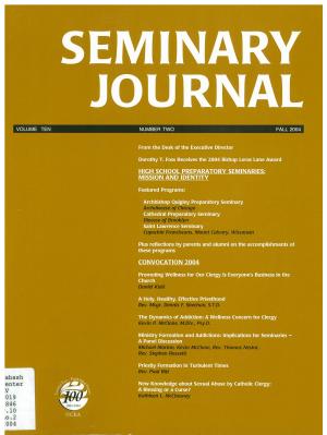 Seminary Journal vol. 10, no. 2, 2004