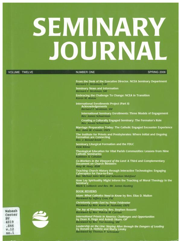 Seminary Journal vol. 12, no. 1, 2006