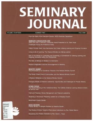 Seminary Journal vol. 14, no. 2, 2008