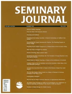 Seminary Journal vol. 16, no. 2, 2010