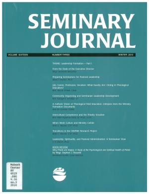 Seminary Journal vol. 16, no. 3, 2010
