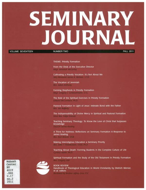 Seminary Journal vol. 17, no. 2, 2011