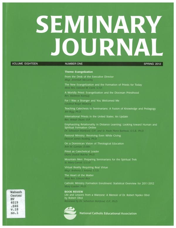 Seminary Journal vol. 18, no 1, 2012