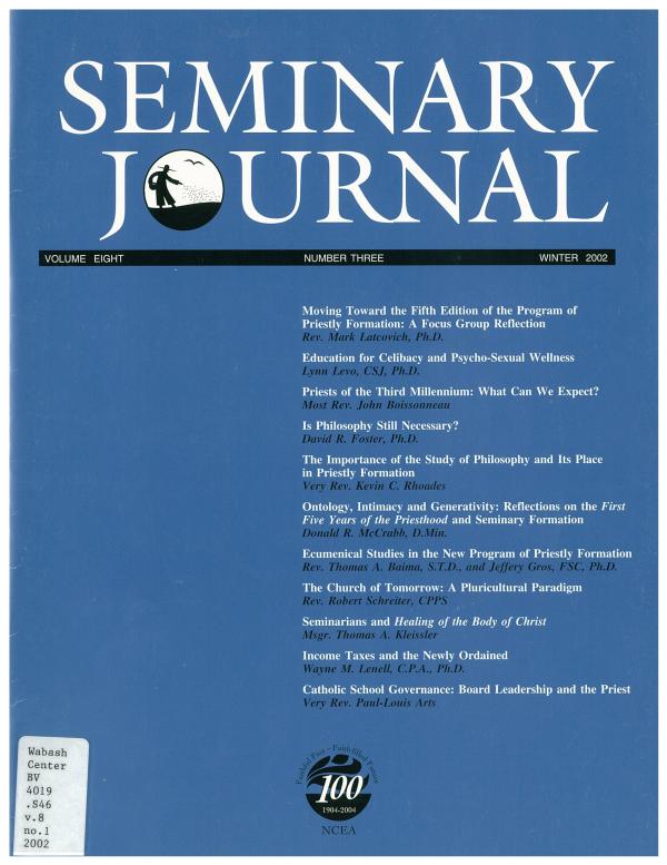 Seminary Journal vol. 8, no. 3, 2002