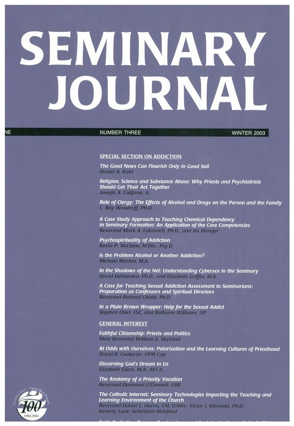 Seminary Journal vol. 9, no. 3, 2003