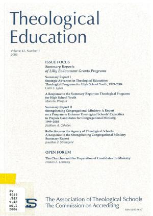 Summary Reports of Lilly Endowment Grants Programs (pdf)