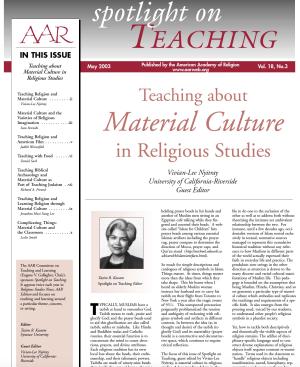 Teaching About Material Culture in Religious Studies