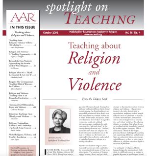 Teaching about Religion and Violence