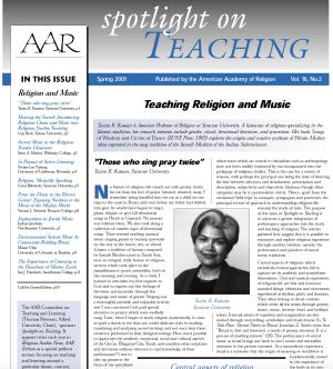Teaching Religion and Music: “Those Who Sing Pray Twice”