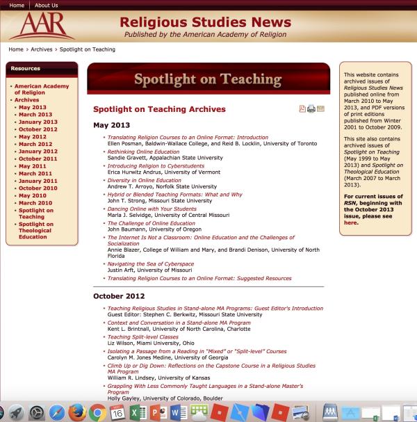 Teaching Religious Studies in Stand-alone MA Programs: Guest Editor’s Introduction