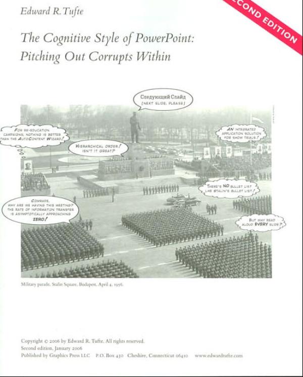 The Cognitive Style of PowerPoint: Pitching Out Corrupts Within