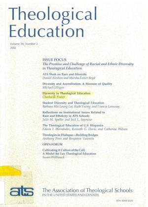 The Promise and Challenge of Racial and Ethnic Diversity in Theological Education (pdf)