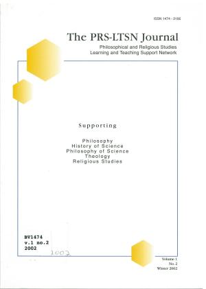 The PRS-LTSN Journal 1, no. 2