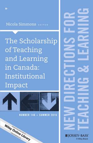 The Scholarship of Teaching and Learning in Canada Institutional Impact