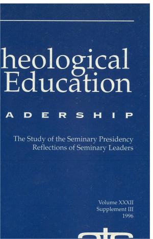 The Study of the Seminary Presidency: Reflections of Seminary Leaders (pdf)