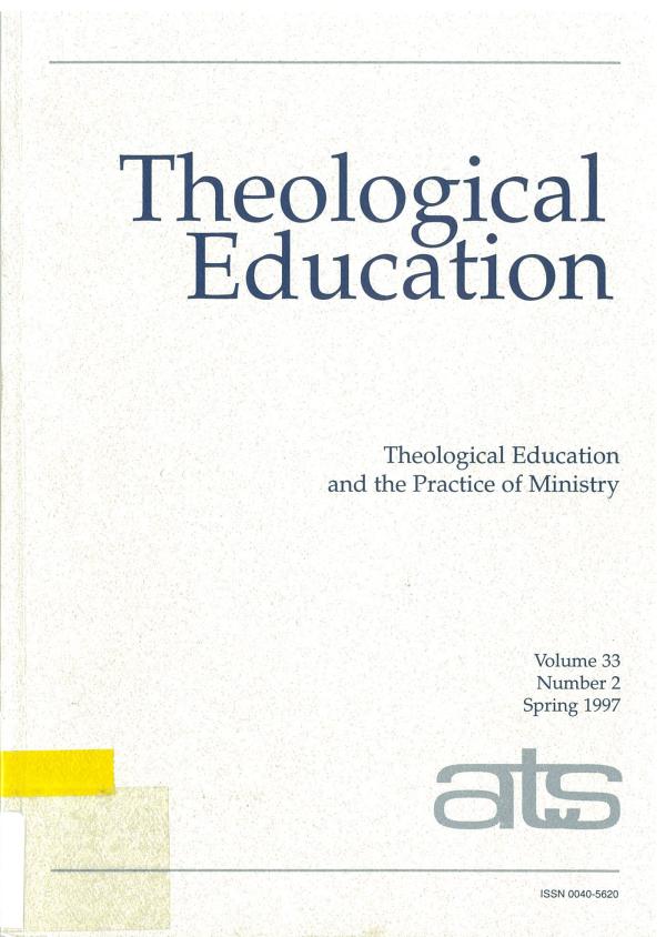 Theological Education and the Practice of Ministry (pdf)